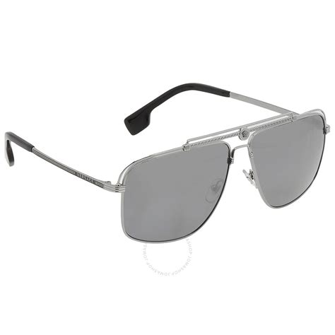 versace sunglasses men silver